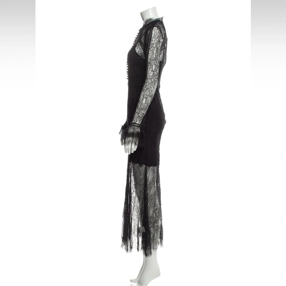 Nicholas Black Lace Evening Dress - Picture 3 of 5